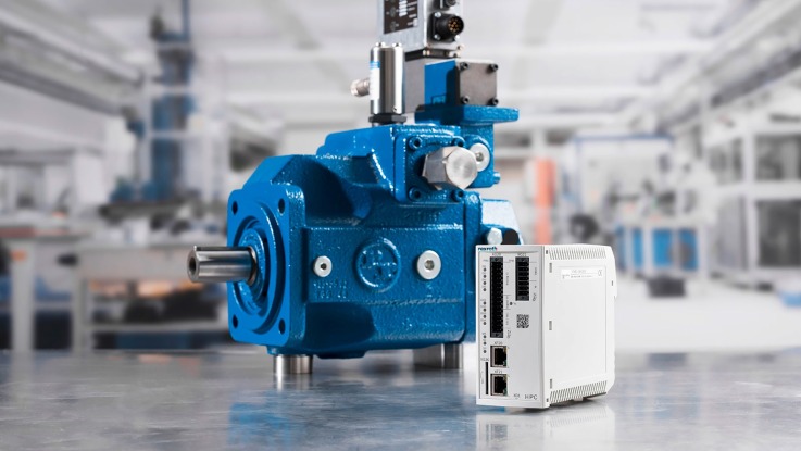 Bomba Bosch Rexroth A4V com controle digital